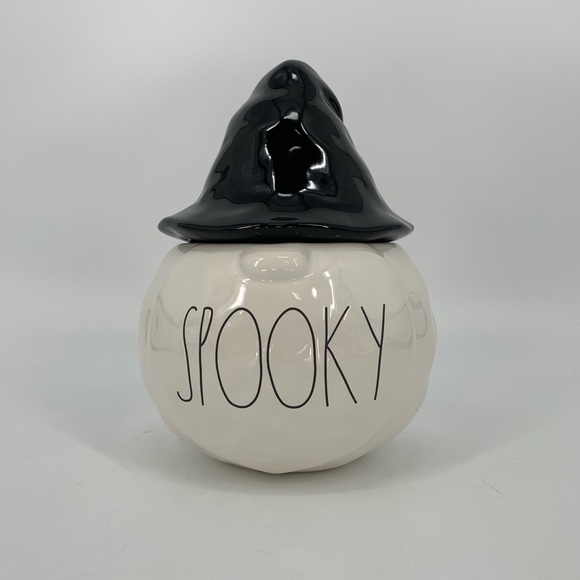 Rae Dunn Other - NEW Rae Dunn SPOOKY Gnome Canister Witch’s Hat